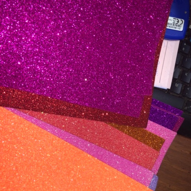 

Busa glitter a4 satuan ada banyak warna