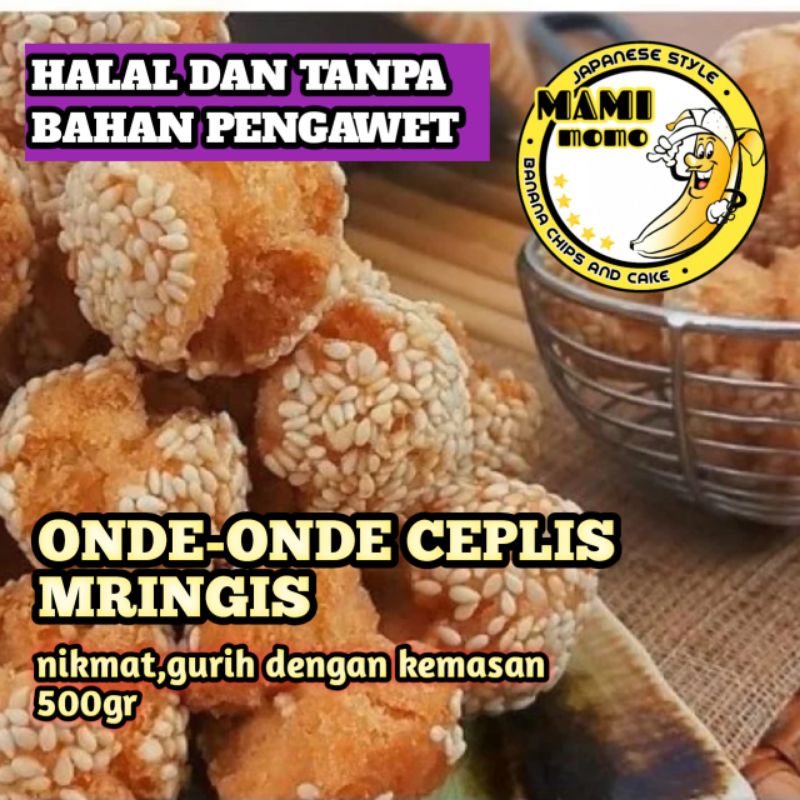 

ONDE-ONDE CEPLIS GURIH MRINGIS JAJANAN TRADISIONAL KEKINIAN/KEMASAN 500gr