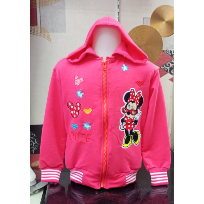 sweater hoodie / jaket hoodie anak motif mickey