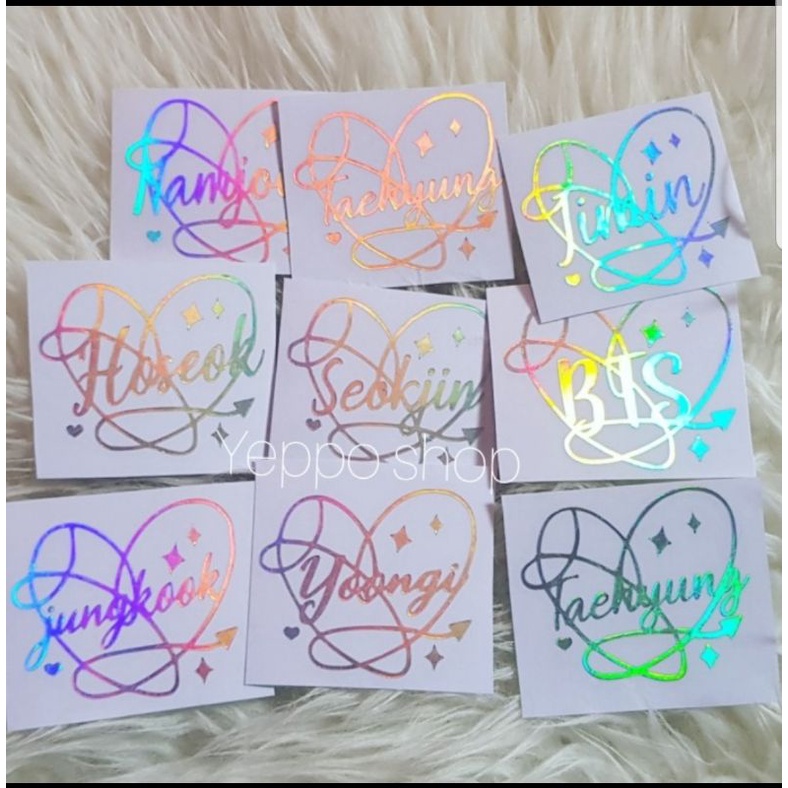 

Sticker Hologram loveyourself bangtan