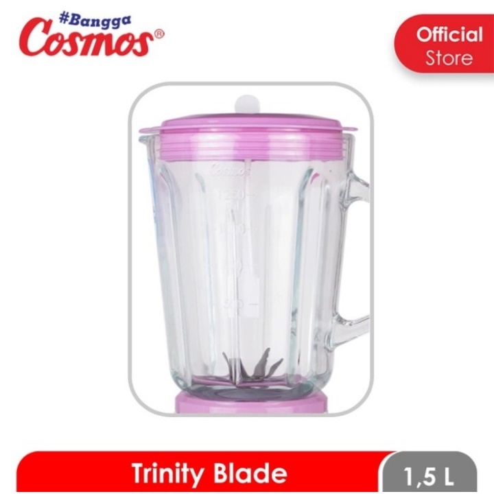 Cosmos Blender Glass 1.5 Liter 2in1 CB-721G Trinity Blade 721G PROMO