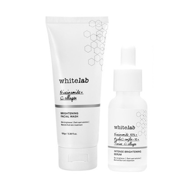 Whitelab Brightening Facial Wash &amp; Intense Brightening Serum (Niacinamide 10%)