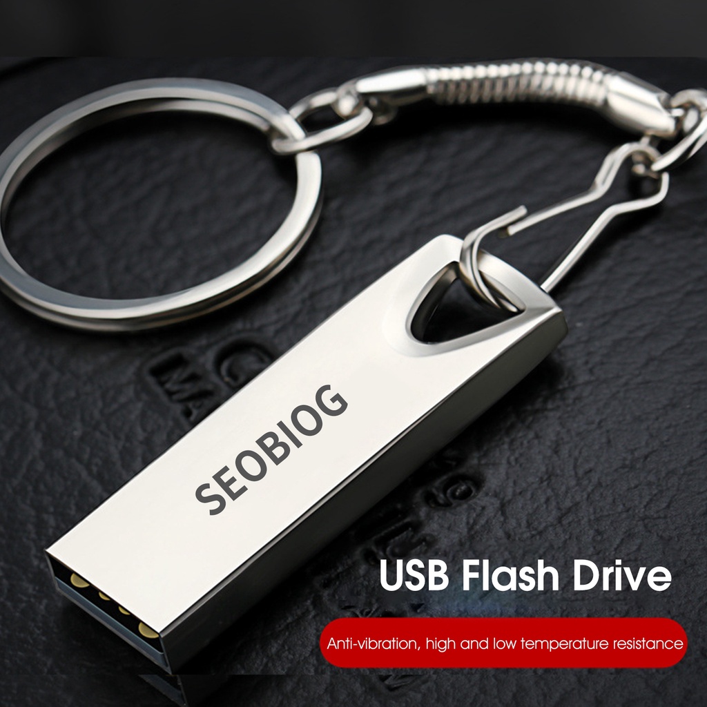 (Huluboy) Flashdisk USB 3.0 1TB / 2TB Plug &amp; Play Bahan Logam Tahan Air Untuk Komputer Desktop