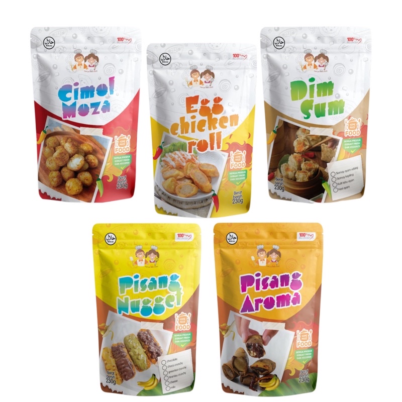 

ALL VARIANT FROZEN FOOD CIMOL DIMSUM EGG ROLL PISANG NUGGHET LUMER NASYA KITCHEN