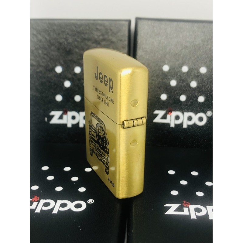 Zippo Motif Grafir Zippo Motif JEEP Gold Zippo Motif Premium