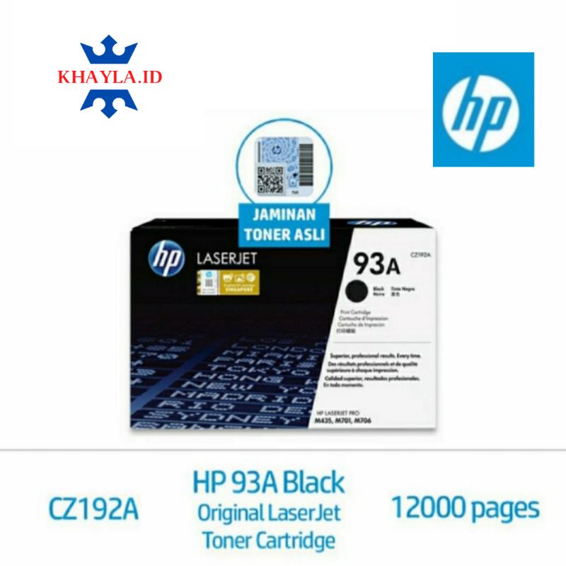 Toner HP Laserjet 93A Original