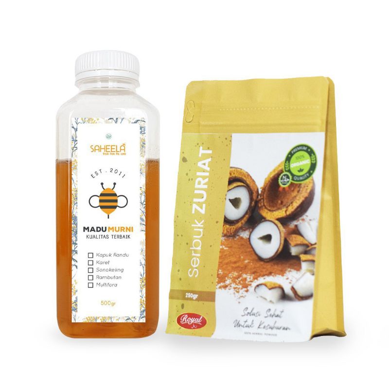

Paket Promil Serbuk Zuriat 250 gr + Madu Murni 500 gr