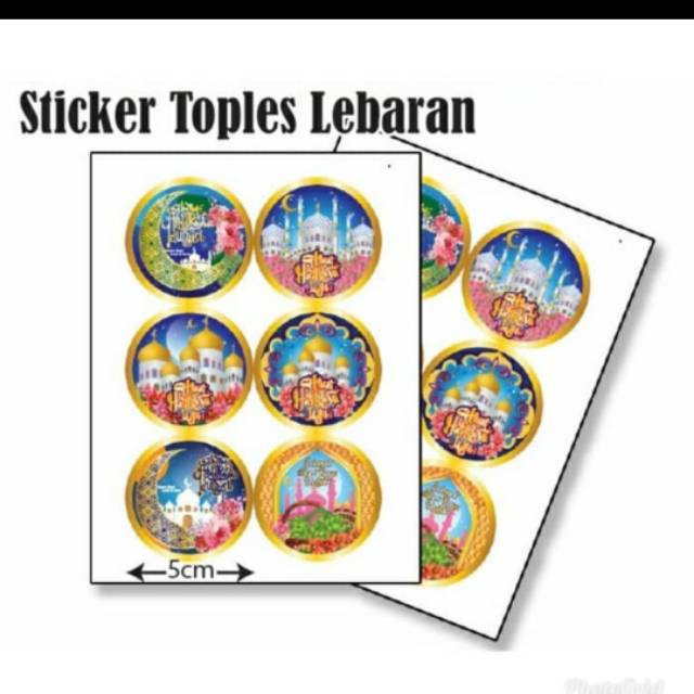 

Stiker toples lebaran / stiker lebaran
