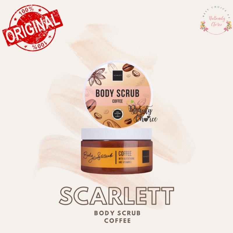 BPOM SCARLETT WHITENING BY FELICYA LOTION SHOWER GEL SCRUB SERUM JOLLY COFFEE POMEGRANATE BRIGHT-SCRUB COFFEE