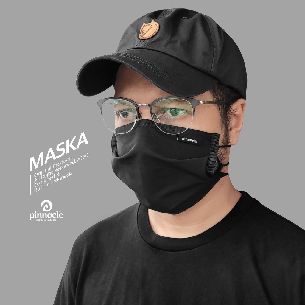 Pinnacle MASKA Black - Masker Non Medis