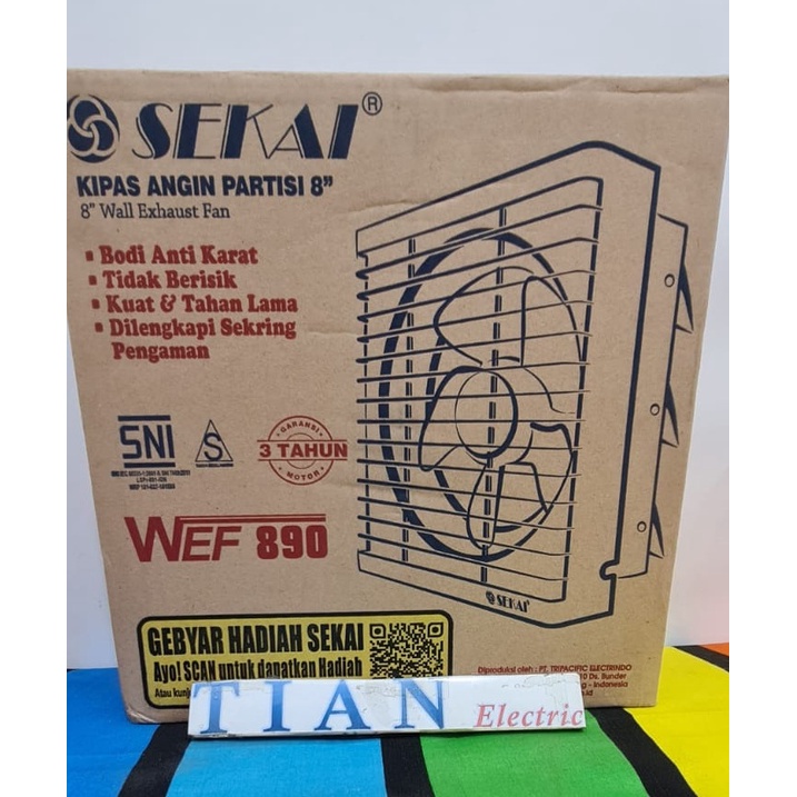 SEKAI WEF-890 Exhaust Fan 8 Inch