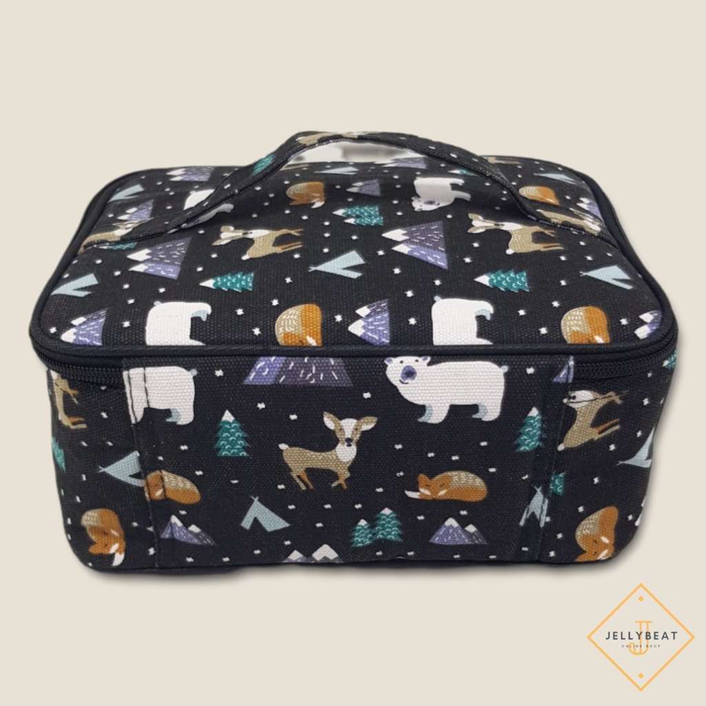 Tas Lunch Box Jaring Premium Lapis Aluminium Foil - Baru