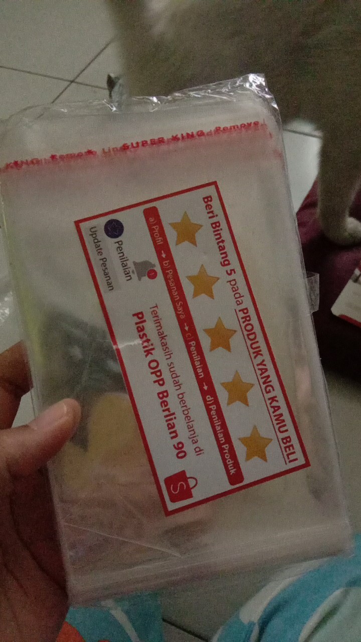 Plastik Opp Tebal 9 X 12 Cm 30 Micron (0,5) Plastik Kemasan / Plastik Martabak Mini