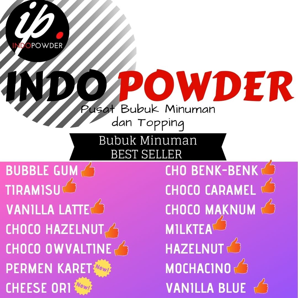 Bubuk minuman boba 1kg/bubuk minuman rasa 1kg/bubuk minuman