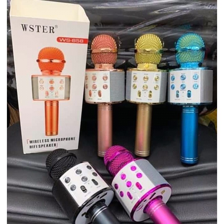 Mic bluetooth wirelles ws 858