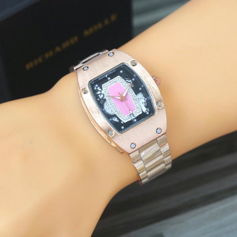 JAM TANGAN R1CH4RD M1LL3 WANITA TERLARIS RANTAI JAM TANGAN R. M WANITA