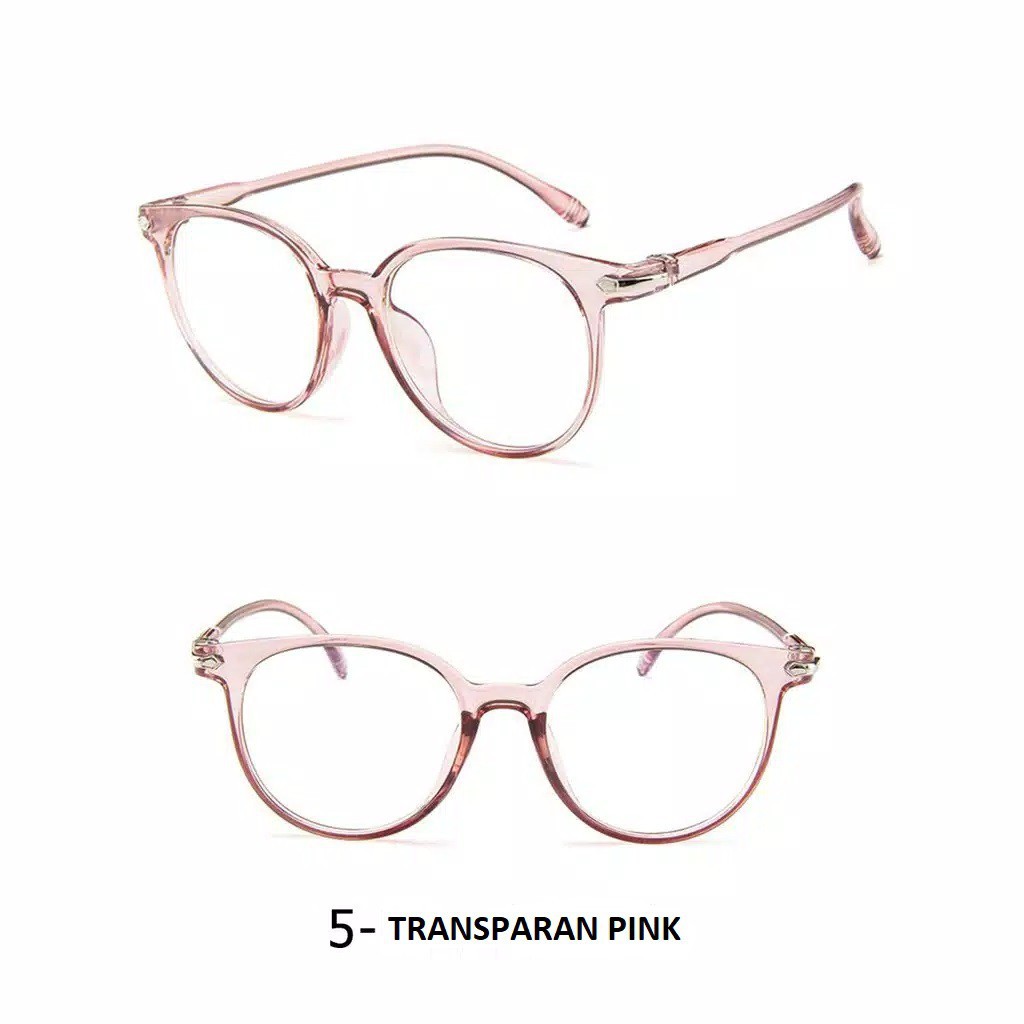 T&amp;Y KACAMATA ANTI RADIASI KACA MATA 15959 Wanita  Pria Frame Sunglasses Lensa Transparan impor