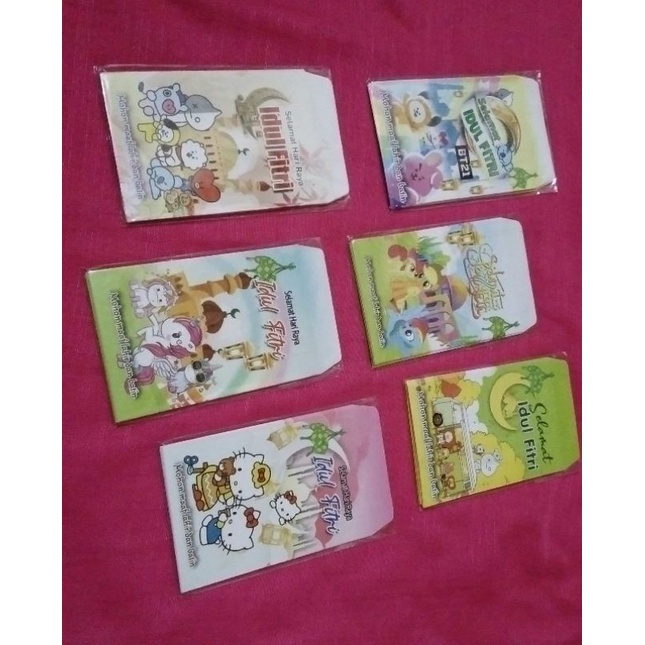 

N_S_Y Amplop Karakter Lebaran 1pak isi 10 amplop