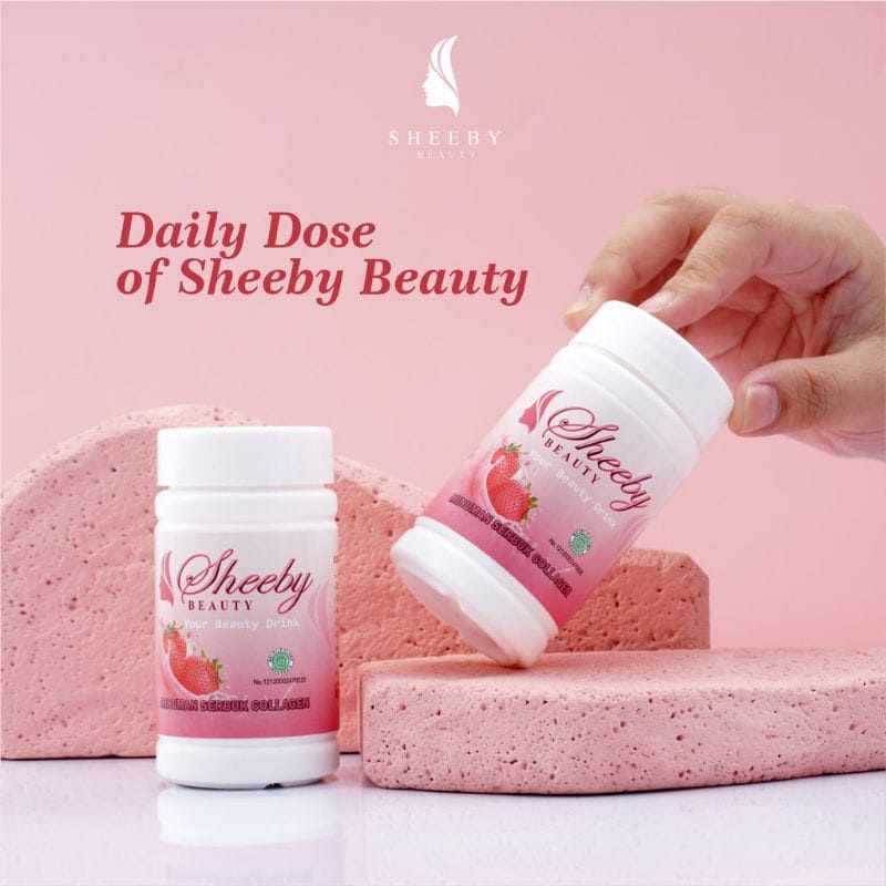 SHEEBY BEAUTY COLLAGEN DRINK BPOM MINUMAN SUPLEMENT PEMUTIH DAN PENCERAH ALAMI