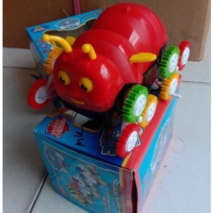 mainan mobil baterai mobil lucu off road jungkir balik - jungle train box