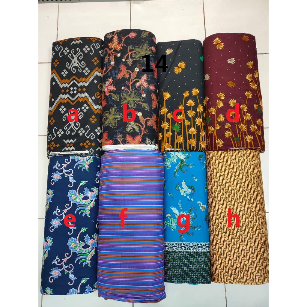 BAHAN KATUN BATIK ADEM METERAN