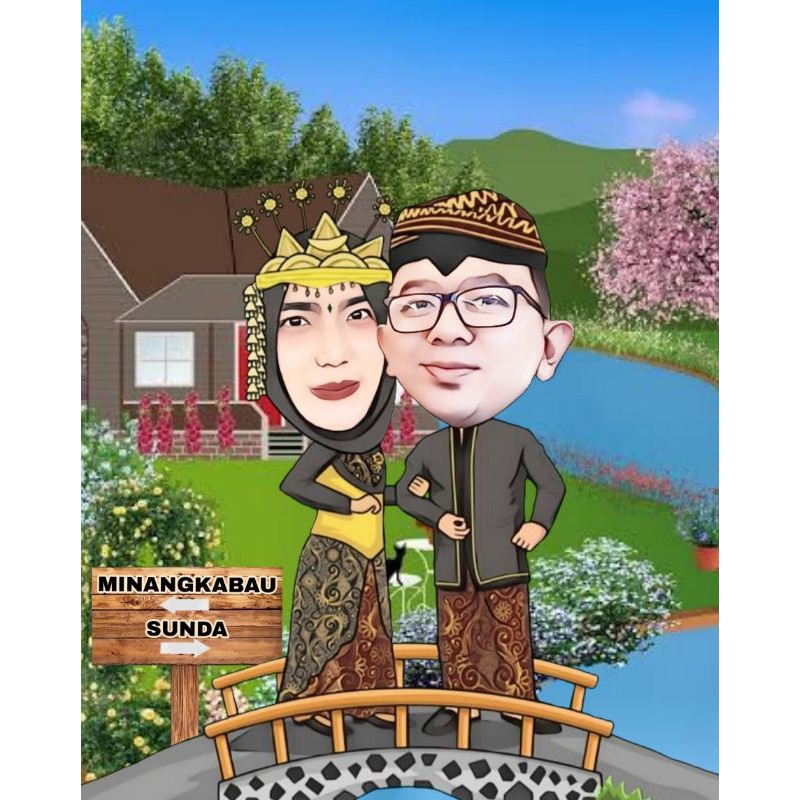 

Karikatur Pengantin Karikatur Pernikahan Mahar Unik Kado Lucu Hadiah Spesial Karikatur Edit Foto