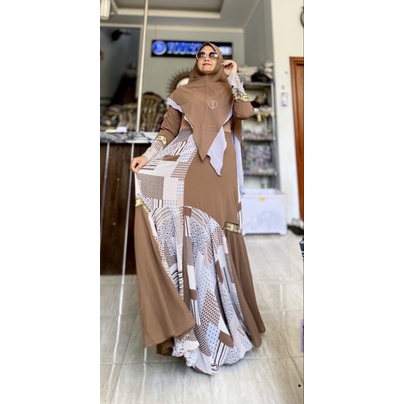 DRESS SEFA PREMIUM SET ( _pesona kharisma yang glamour_ )