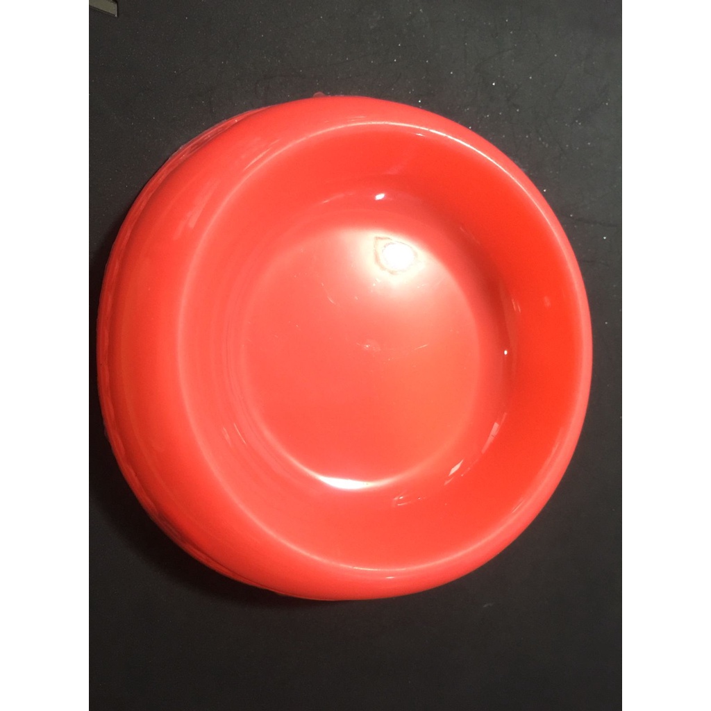 Plate3 Mangkuk Plastik Single Bowl Tempat Makan Minum Kucing Anjing Mangkok