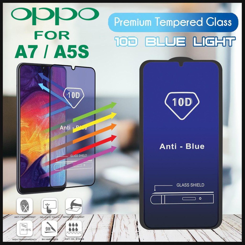 OPPO A7/A83/A37/NEO 9/A57/A39/A5S/A3S TEMPERED GLASS ANTI BLUELIGHT