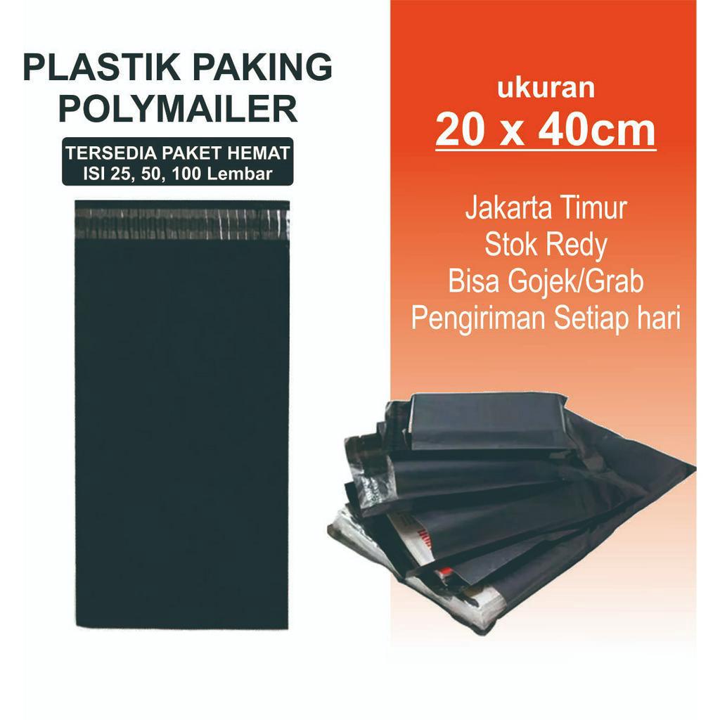 

plastik paking 20 x 40cm packing online shop lem polimer polymailer jakarta timur