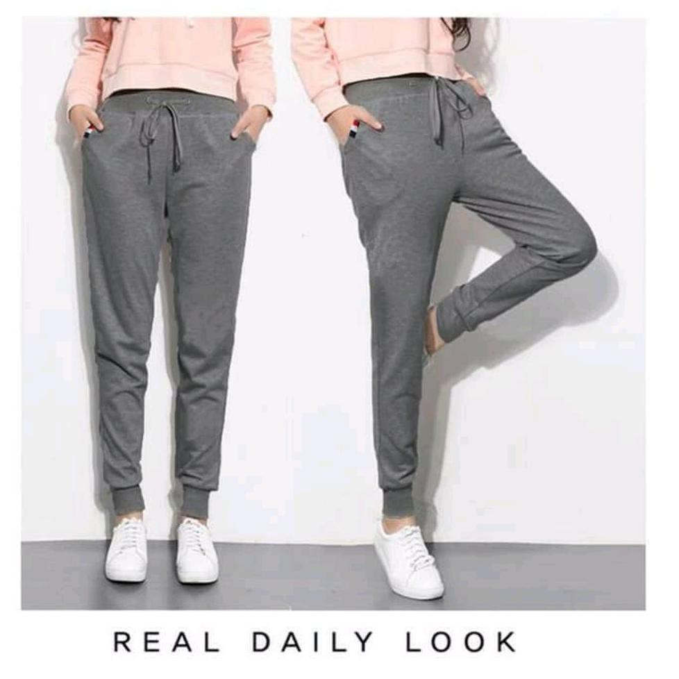 FINY Okechuku Celana Joger Wanita Korean Style Fashion Wanita