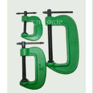 Catok C Set Clamp C Set Klem C Set 3pcs Ukuran 1" 2" 3" Catok Penjepit