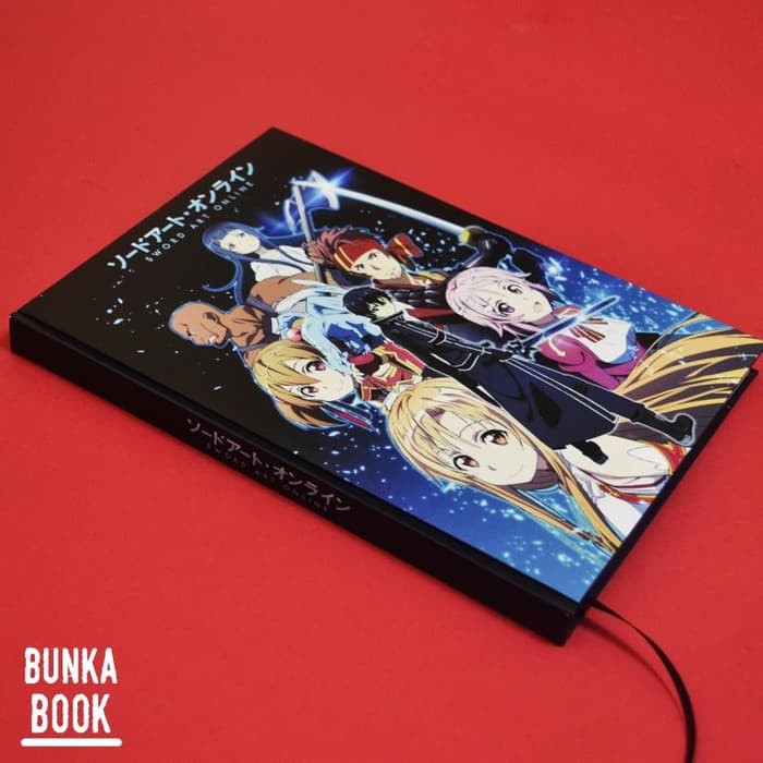 

Stok Ready Note Book Anime SAO Sword Art Online A Hardcover Murah