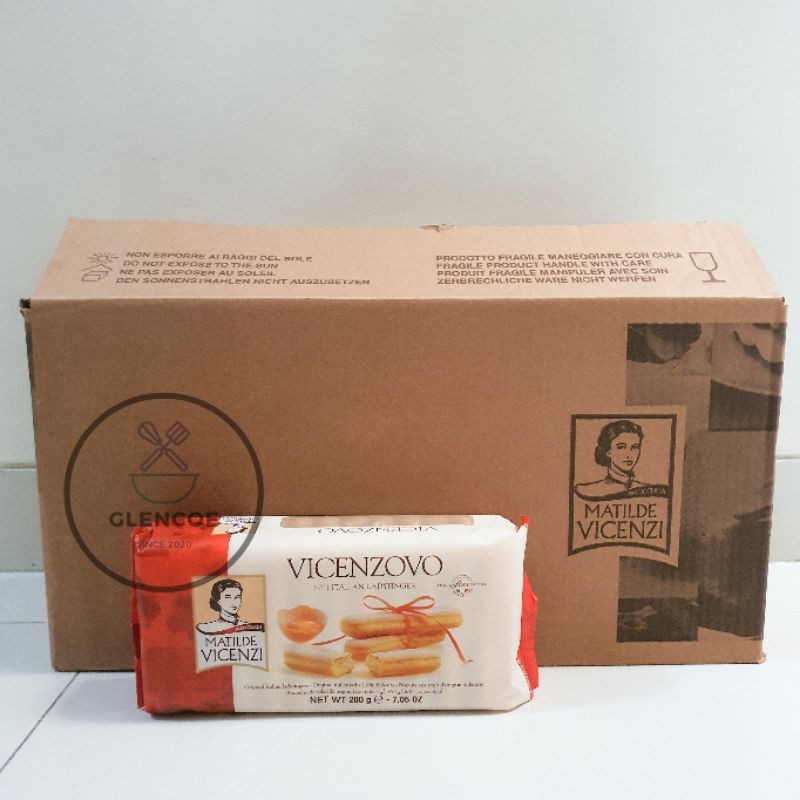 

VICENZOVO Lady Finger / Ladyfinger 200gr 1 Karton isi 12pcs