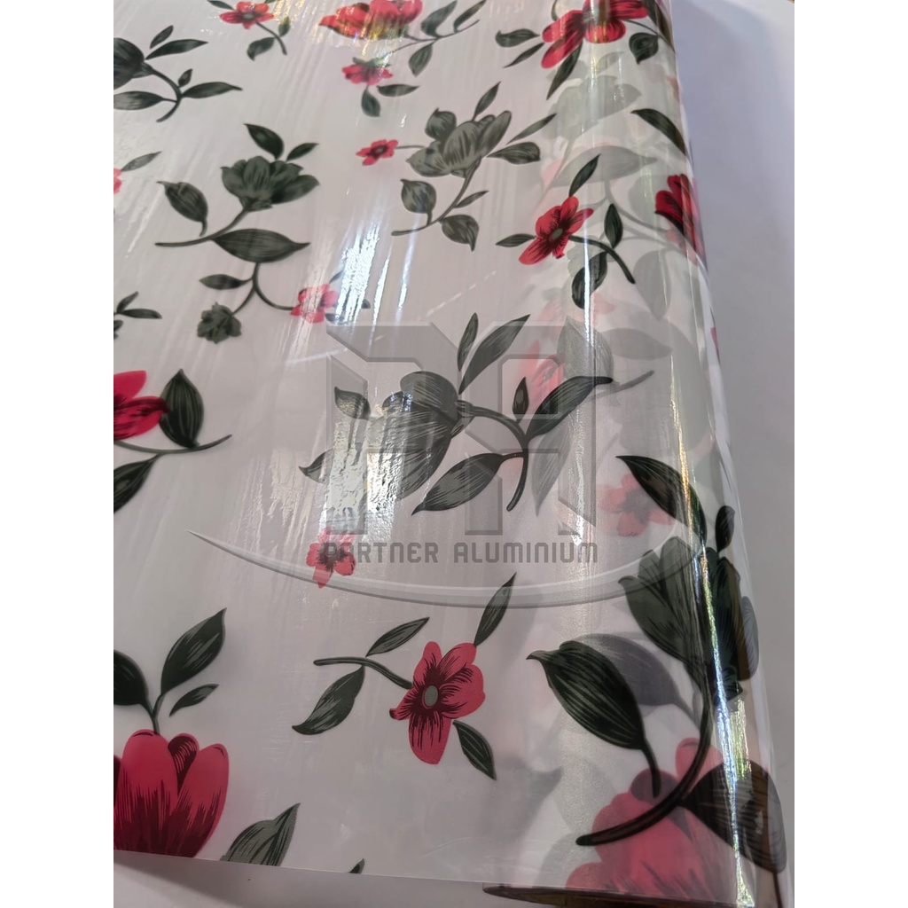 Stiker Kaca Motif Bunga Sanblast Sandblast Sunblast Motif Bunga 1907