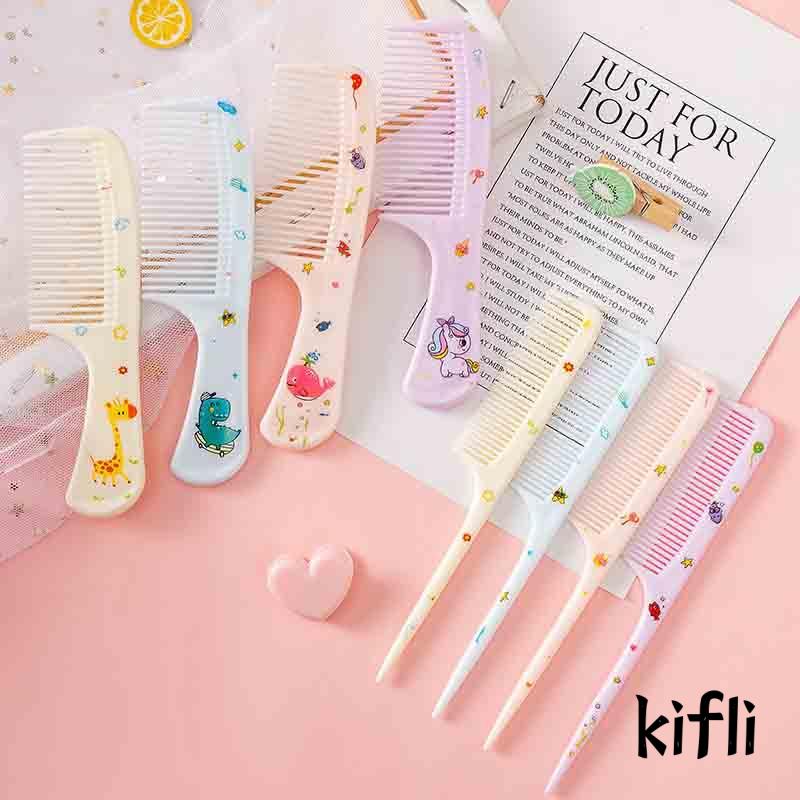 2pcs / Set,Sisir Rambut,Motif,Kartun Hewan,Untuk Anak Laki-Laki / Perempuan