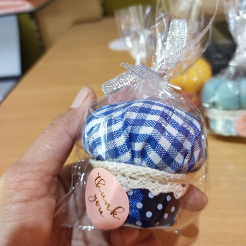 Souvenir pernikahan pincushion cantik full DAKRON tempat jarum pentul