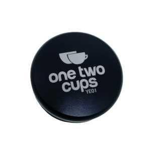 OneTwoCups Tamper Espresso Coffee Powder Stainless Steel 58mm - YE01 [Hitam]