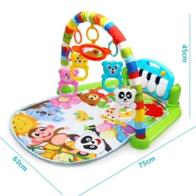 Baby Gym / Baby Gym Musical / Baby Gym playmat / Baby Gym Musical Set Musik Bayi Playmat Matras / Playgym Mainan Bayi / Baby Gym Musik bayi Playmat bayi musik mainan piano Edukasi 1 set / Baby Gym Musical / Baby Gym