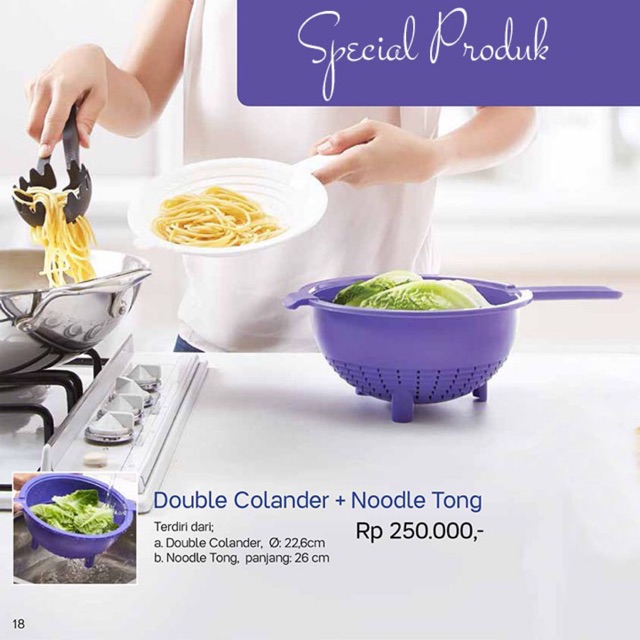 Coolander+noodle tong