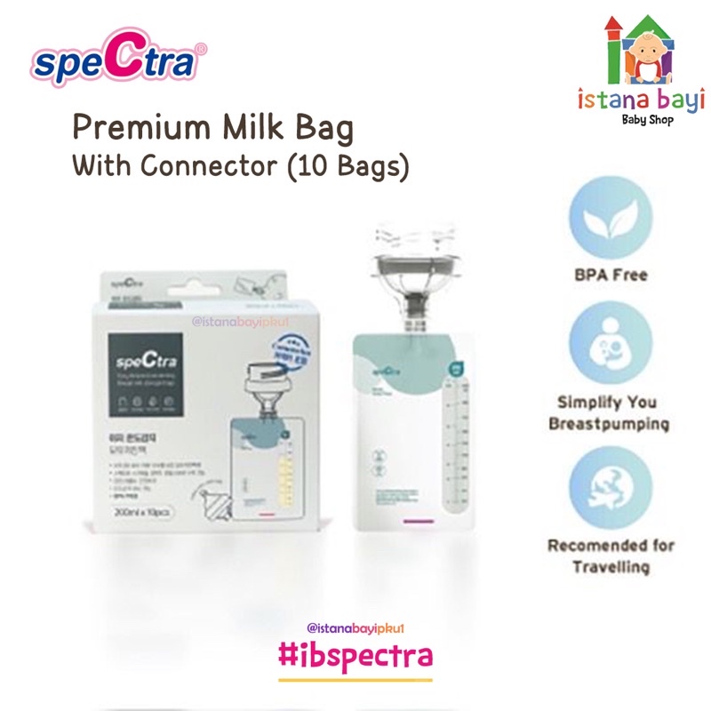 Spectra Premium milkbag Connector - Kantong Asi