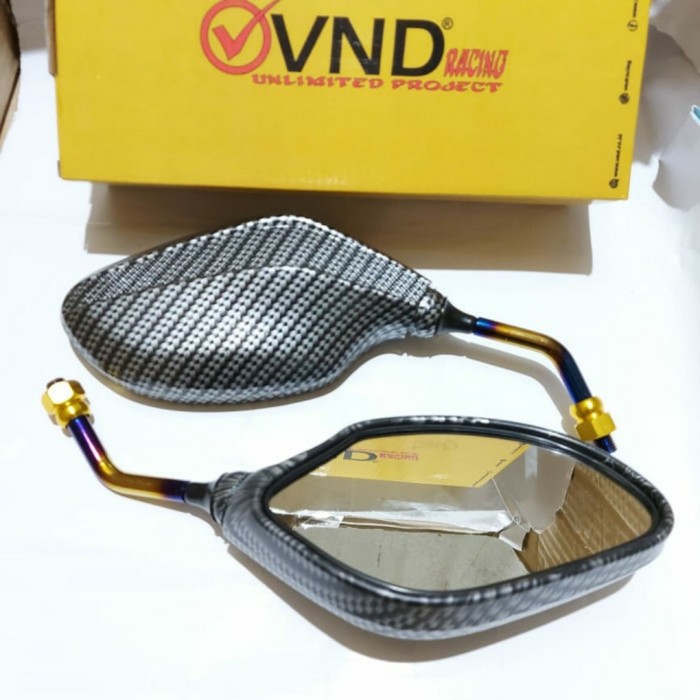 Spion Sepion Karbon Click Carbon Twotone Two Tone 2 Tone Thailand Universal Honda Yamaha Semua Motor