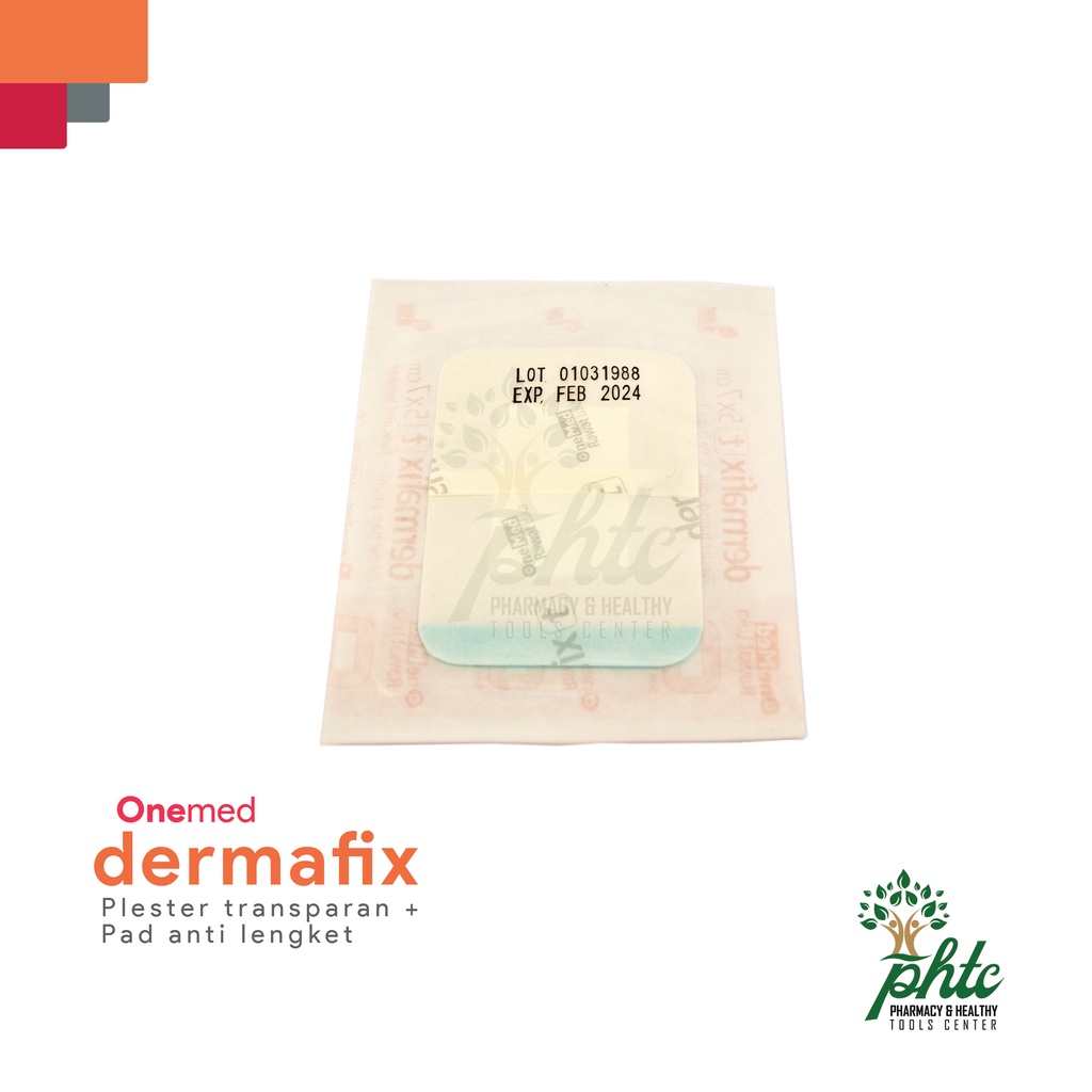 ONEMED Dermafix t 5x7cm 1 Lembar l Plester Anti Air Dermafix 5 x 7 cm Per lembar