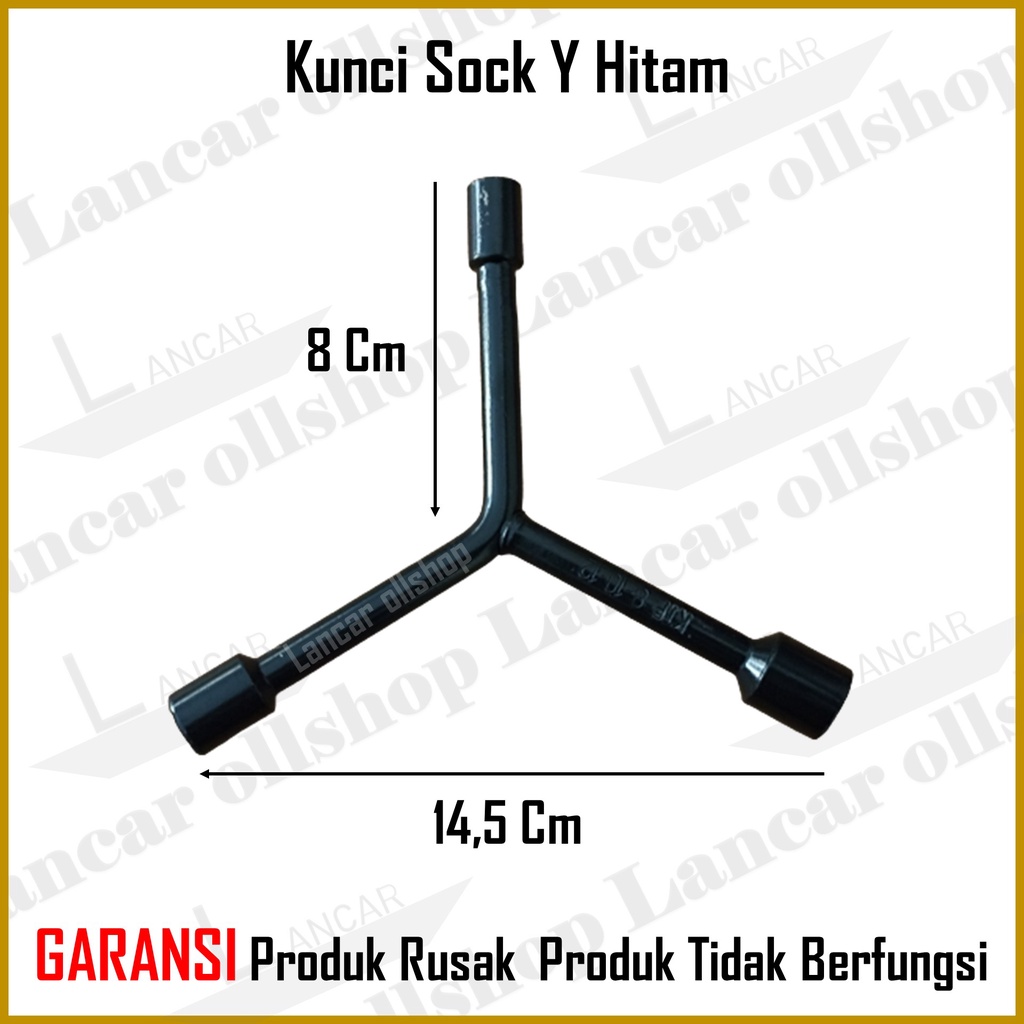 Kunci Sock Y Hitam Kunci Sok Y Hitam Harga Satuan Termurah Berkualitas