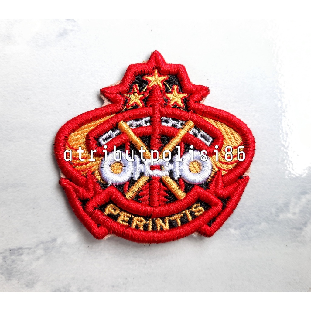 Bet perintis - logo bordir perintis - bet perintis timbul - badge polri