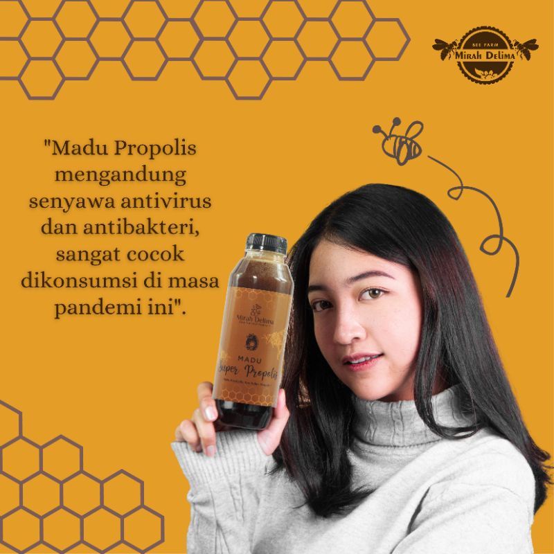 

Madu Super Propolis_Kombinasi Madu,Bee Pollen,Royal Jelly,Propolis