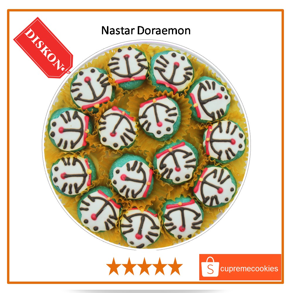 

Kue Kering Nastar Karakter Doraemon | Cupreme Cookies