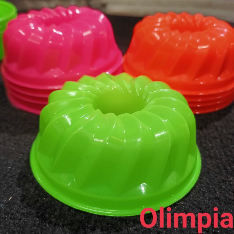 Cetakan kue putu ayu plastik RAINBOW besar 10.4cm