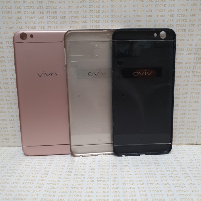 Backdoor Back Casing Cover Tutup Belakang Battery VIVO V5 Original - Gold