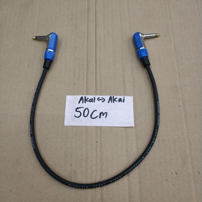 Kabel akai to akai 50cm Canare / kabel 6,5mm ke 6,5mm 50cm Canare